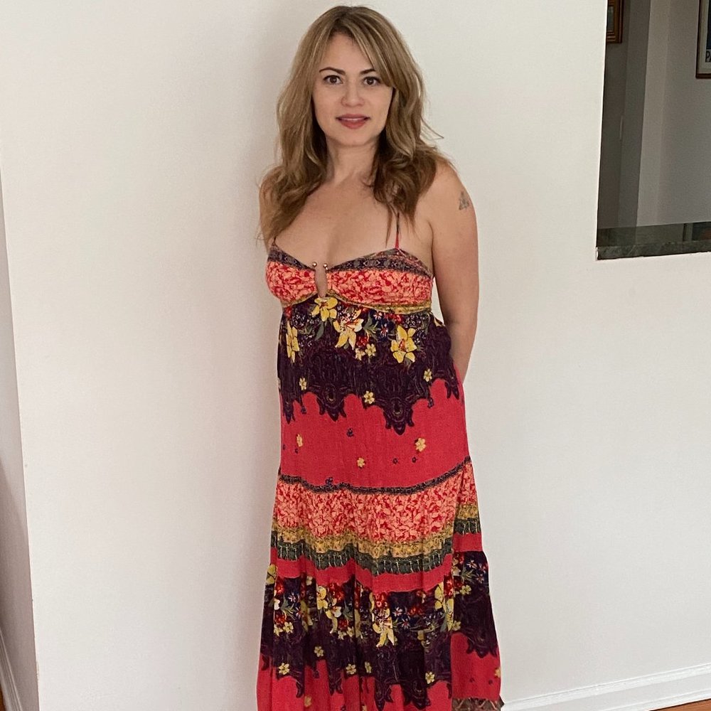 Free People Maxi Boho Sundress XS